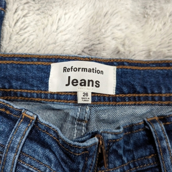 Julianna Zip Mid Rise Straight Leg Jeans - Picture 2 of 5